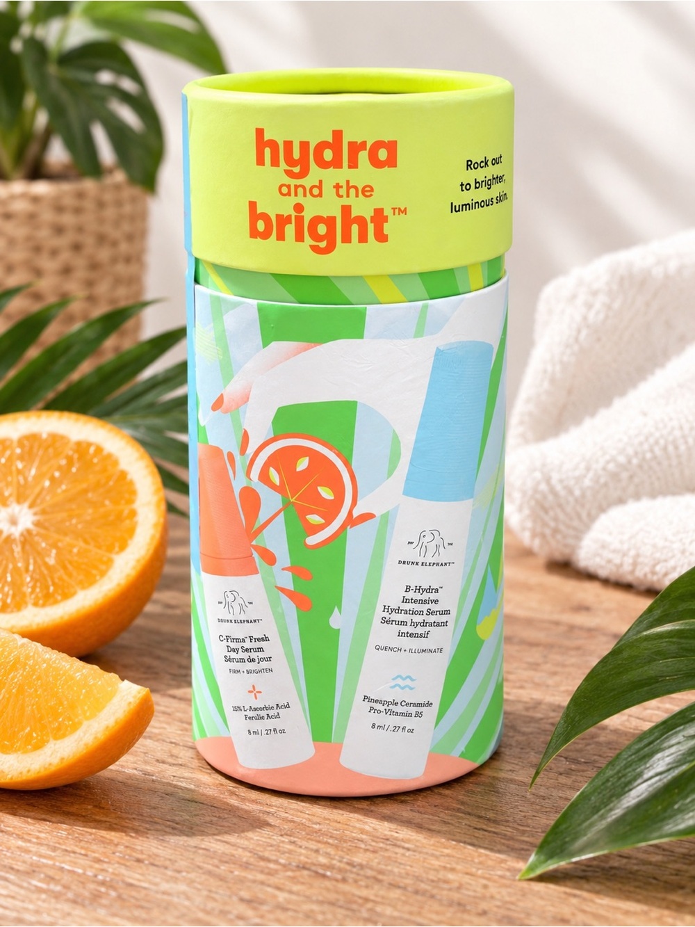 Drunk Elephant B-Hydra & C-Firma Skincare Duo — Hydra & The Bright